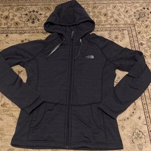 The North Face Women's Dark Gray Hoodie size medium